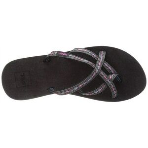 Teva Sz 11 Olowahu Mush Strap Lightweight Sandals Multicolor 3 Point Thong Women